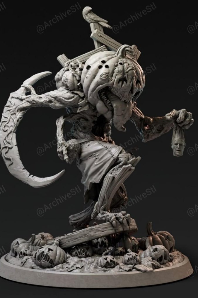 万圣节 Jimmy Hollowhead 3D打印图纸